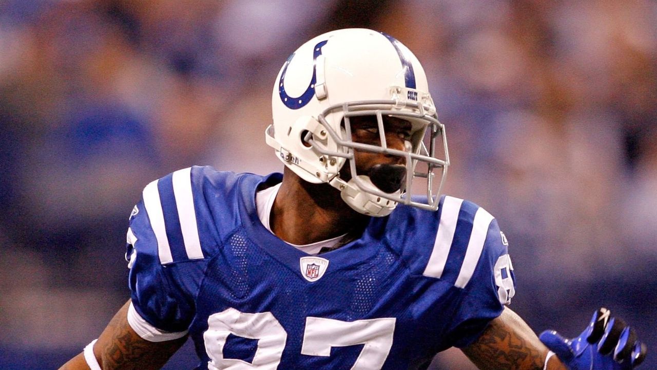 WR Reggie Wayne con los Indianapolis Colts