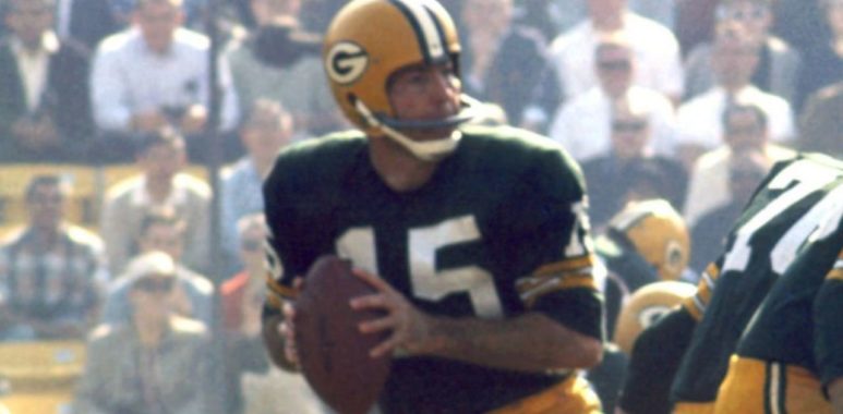 QB Bart Starr con los Green Bay Packers en el SB I