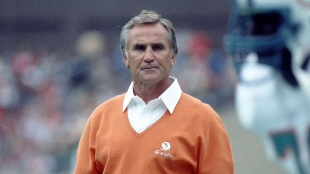 HC Don Shula con los Miami Dolphins