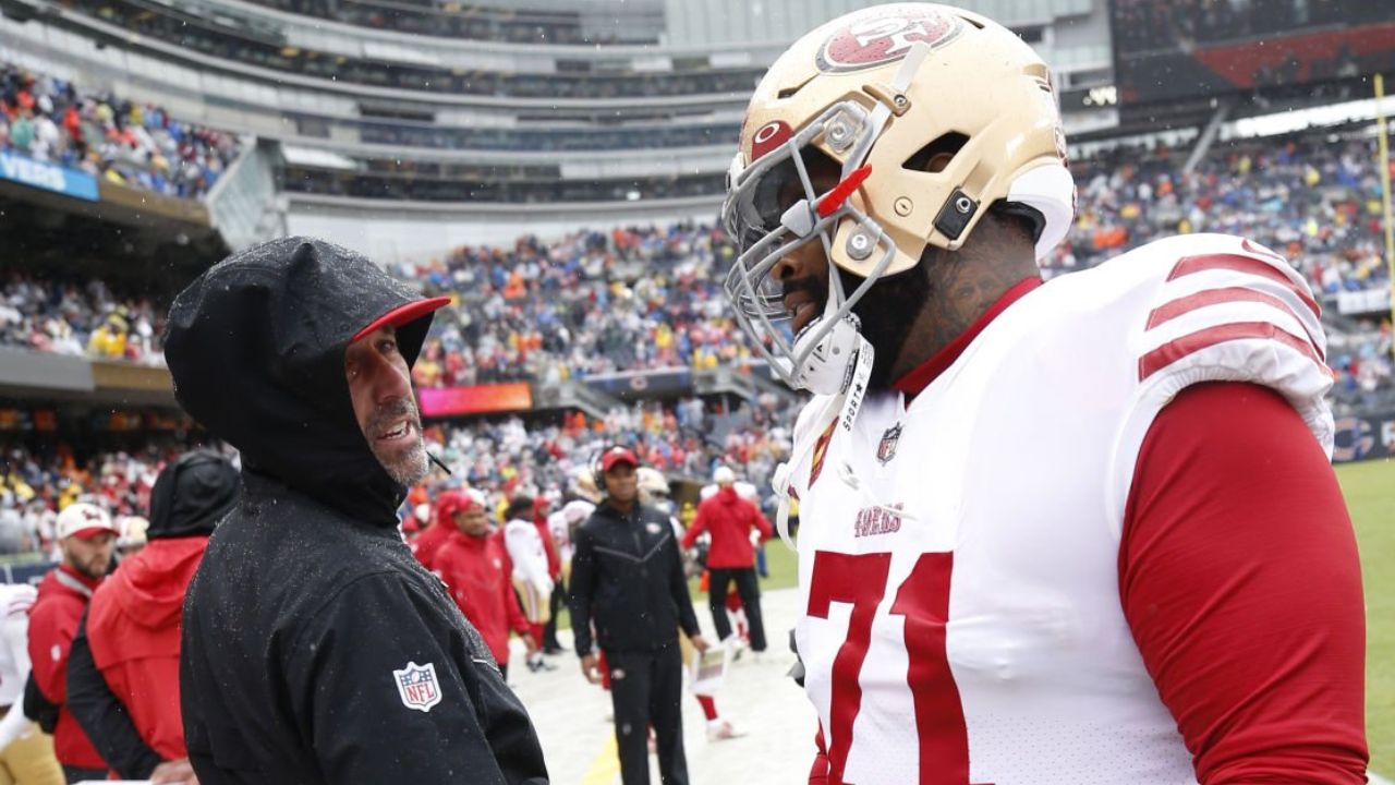 HC Kyle Shanahan (izquierda); LT Trent Williams (derecha), San Francisco 49ers