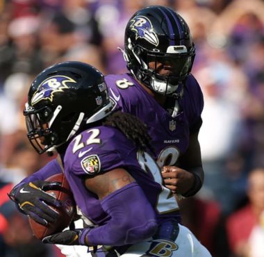 QB Lamar Jackson y RB Derrick Henry, Baltimore Ravens