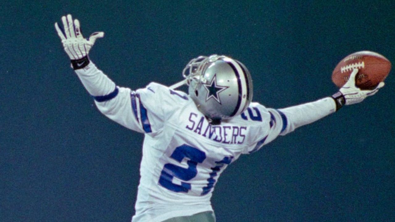 CB Deion Sanders con los Dallas Cowboys