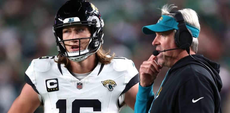 QB Trevor Lawrence y HC Doug Pederson, Jacksonville Jaguars