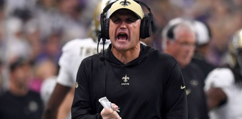 Darren Rizzi, entrenador en jefe interino de los New Orleans Saints