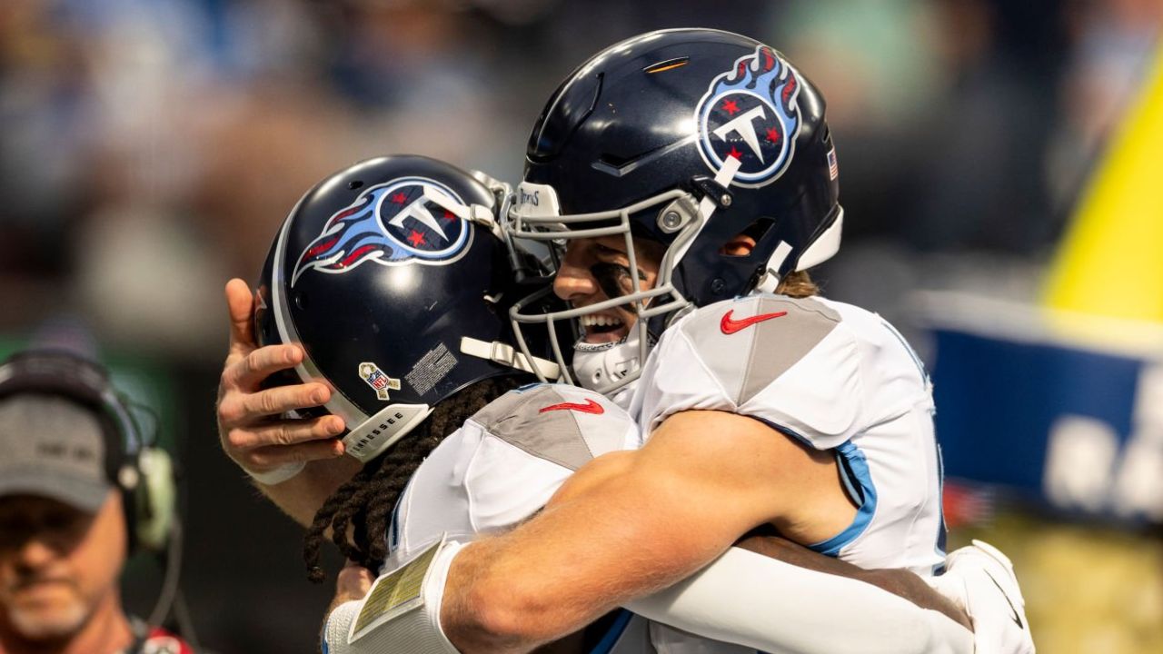 WR Calvin Ridley y QB Will Levis, Tennessee Titans