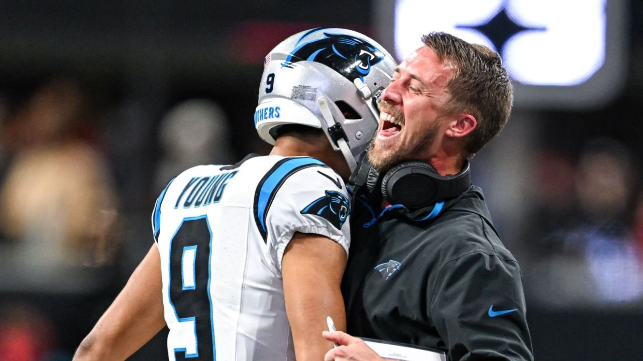 QB Bryce Young y OC Brad Idzik, Carolina Panthers