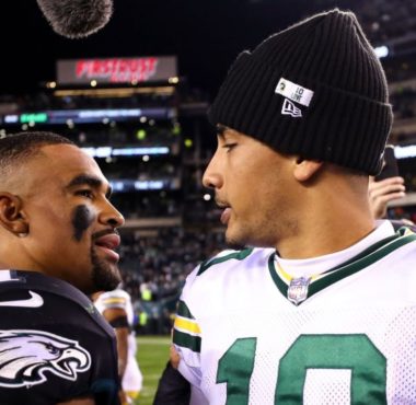 QB Jalen Hurts, Philadelphia Eagles; QB Jordan Love, Green Bay Packers