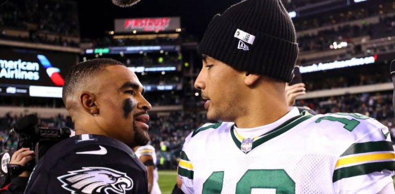 QB Jalen Hurts, Philadelphia Eagles; QB Jordan Love, Green Bay Packers