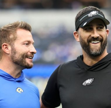 HC Sean McVay, Los Angeles Rams; HC Nick Sirianni, Philadelphia Eagles