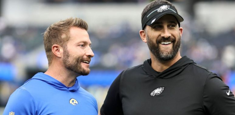 HC Sean McVay, Los Angeles Rams; HC Nick Sirianni, Philadelphia Eagles