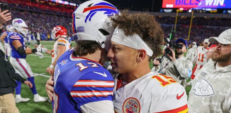 QB Josh Allen, Buffalo Bills; QB Patrick Mahomes, Kansas City Chiefs