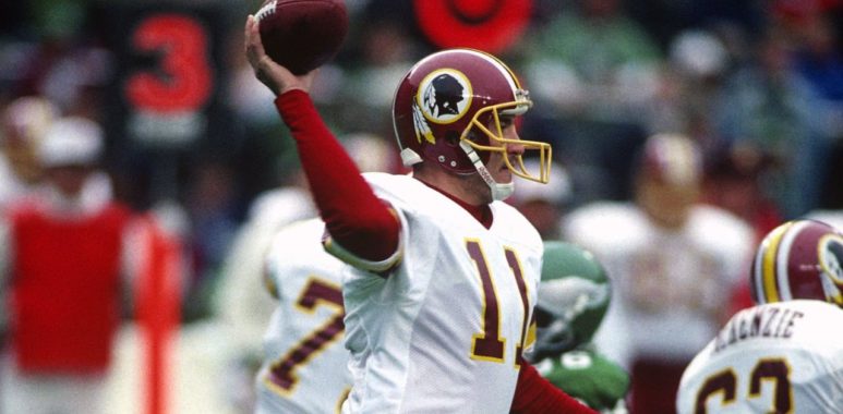 QB Mark Rypien con los Washington Redskins en 1991