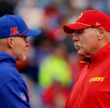 HC Sean McDermott, Buffalo Bills; HC Andy Reid, Kansas City Chiefs