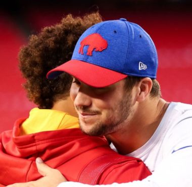 QB Patrick Mahomes, Kansas City Chiefs; QB Josh Allen, Buffalo Bills