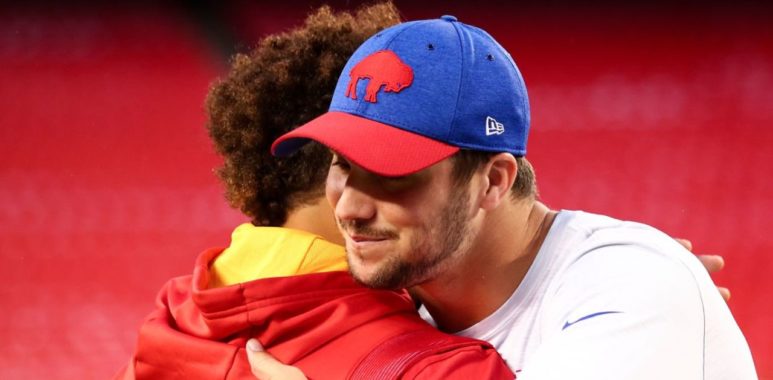 QB Patrick Mahomes, Kansas City Chiefs; QB Josh Allen, Buffalo Bills