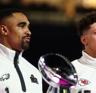 QB Jalen Hurts, Philadelphia Eagles; QB Patrick Mahomes, Kansas City Chiefs; Opening Night SB LIX