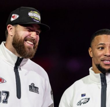 TE Travis Kelce, Kansas City Chiefs; RB Saquon Barkley, Philadelphia Eagles; Opening Night SB LIX