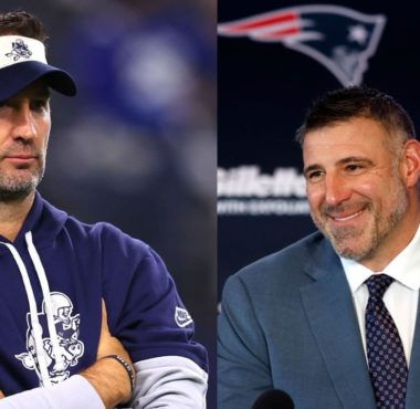 HC Brian Schottenheimer, Dallas Cowboys; HC Mike Vrabel, New England Patriots