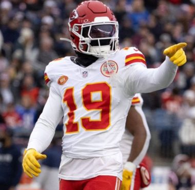 WR Kadarius Toney con los Kansas City Chiefs