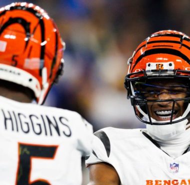 WR Tee Higgins y WR Ja'Marr Chase, Cincinnati Bengals