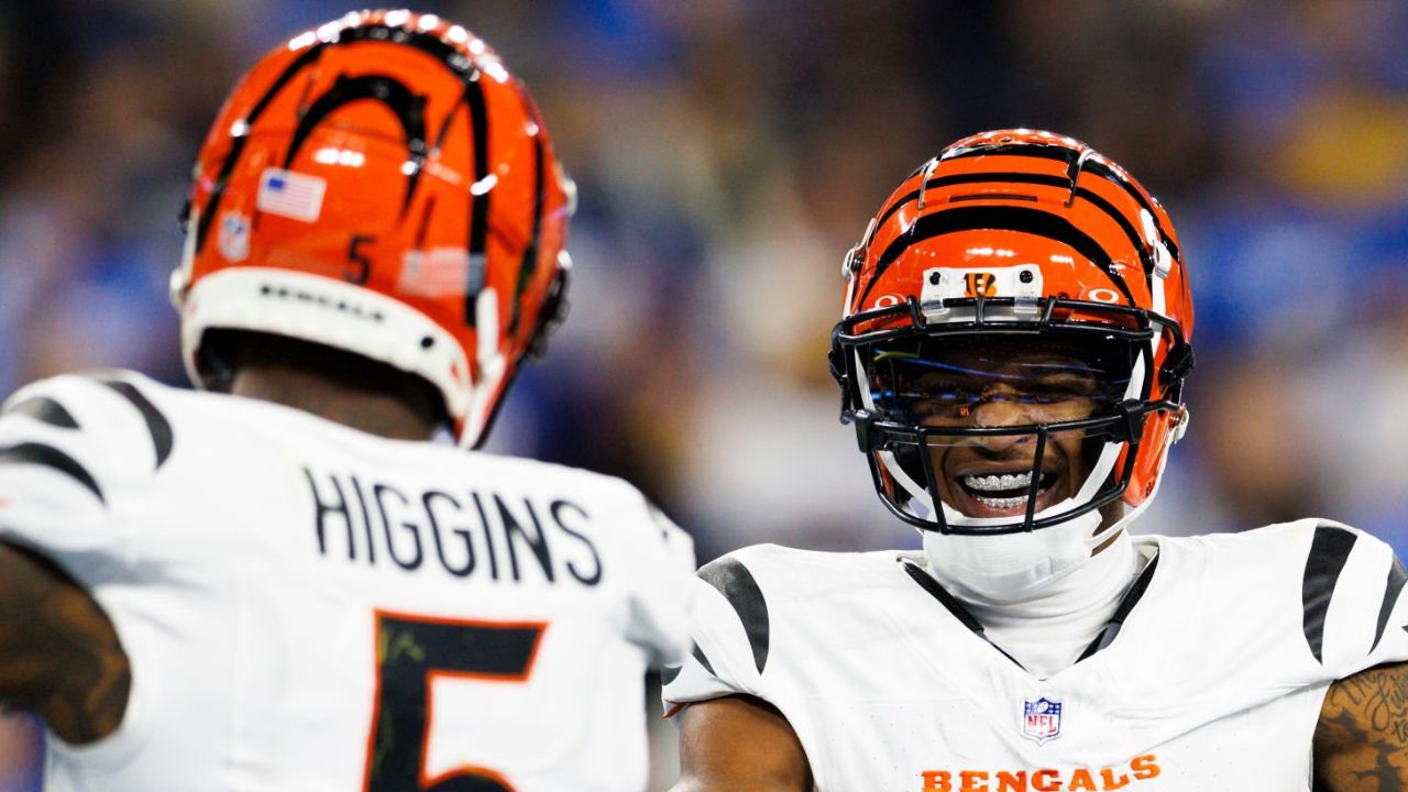 WR Tee Higgins y WR Ja'Marr Chase, Cincinnati Bengals