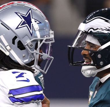 CB Trevon Diggs, Dallas Cowboys; QB Jalen Hurts, Philadelphia Eagles