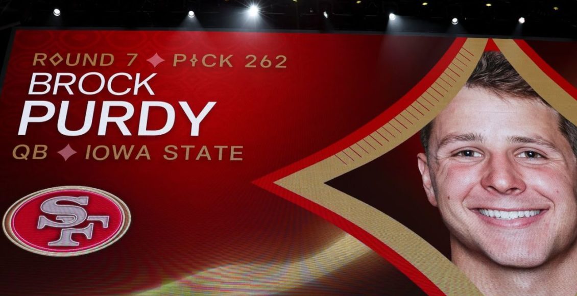 QB Brock Purdy, Mr. Irrelevant Draft NFL 2022