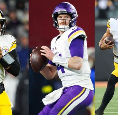 QB Russell Wilson, Pittsburgh Steelers; QB Sam Darnold, Minnesota Vikings; QB Justin Fields, Pittsburgh Steelers