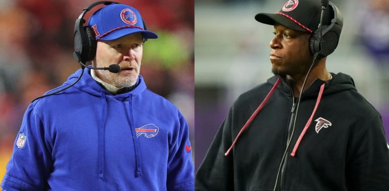 HC Sean McDermott, Buffalo Bills; HC Raheem Morris, Atlanta Falcons