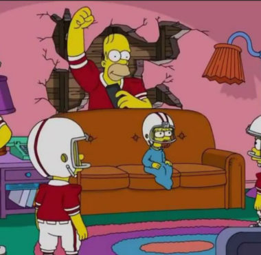 Los Simpsons colaborarán con la NFL