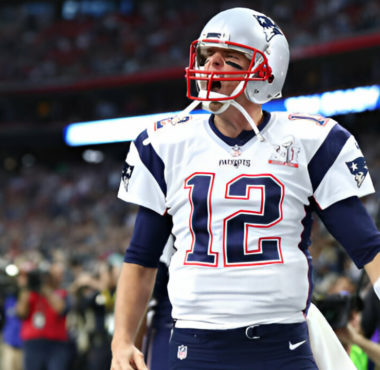 QB Tom Brady, New England Patriots en el SB LI