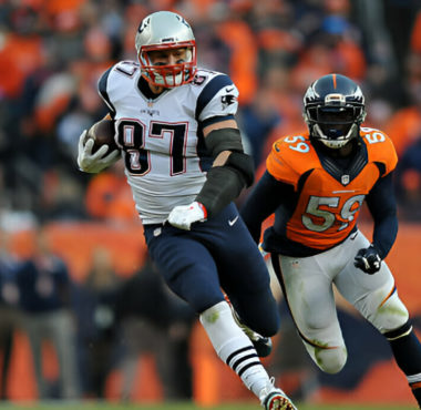 Rob Gronkowski en su tiempo con los New England Patriots