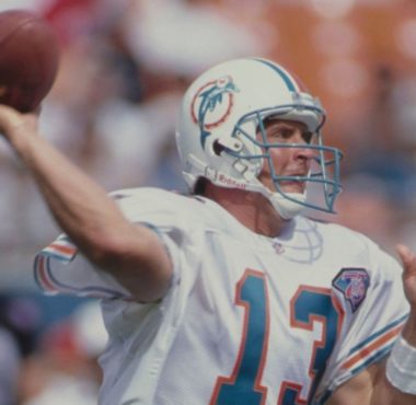 QB Dan Marino con los Miami Dolphins