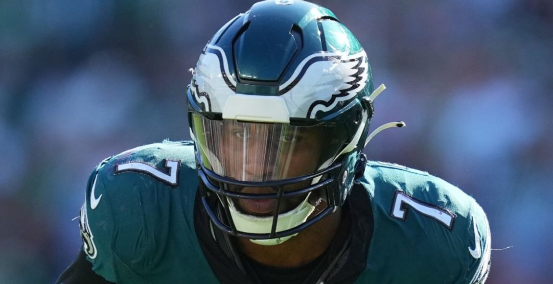 LB Haason Reddick, con los Philadelphia Eagles en 2023