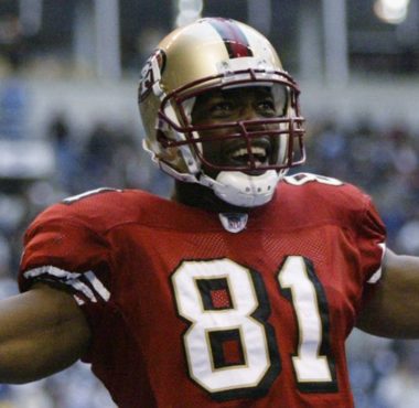 WR Terrell Owens con los San Francisco 49ers